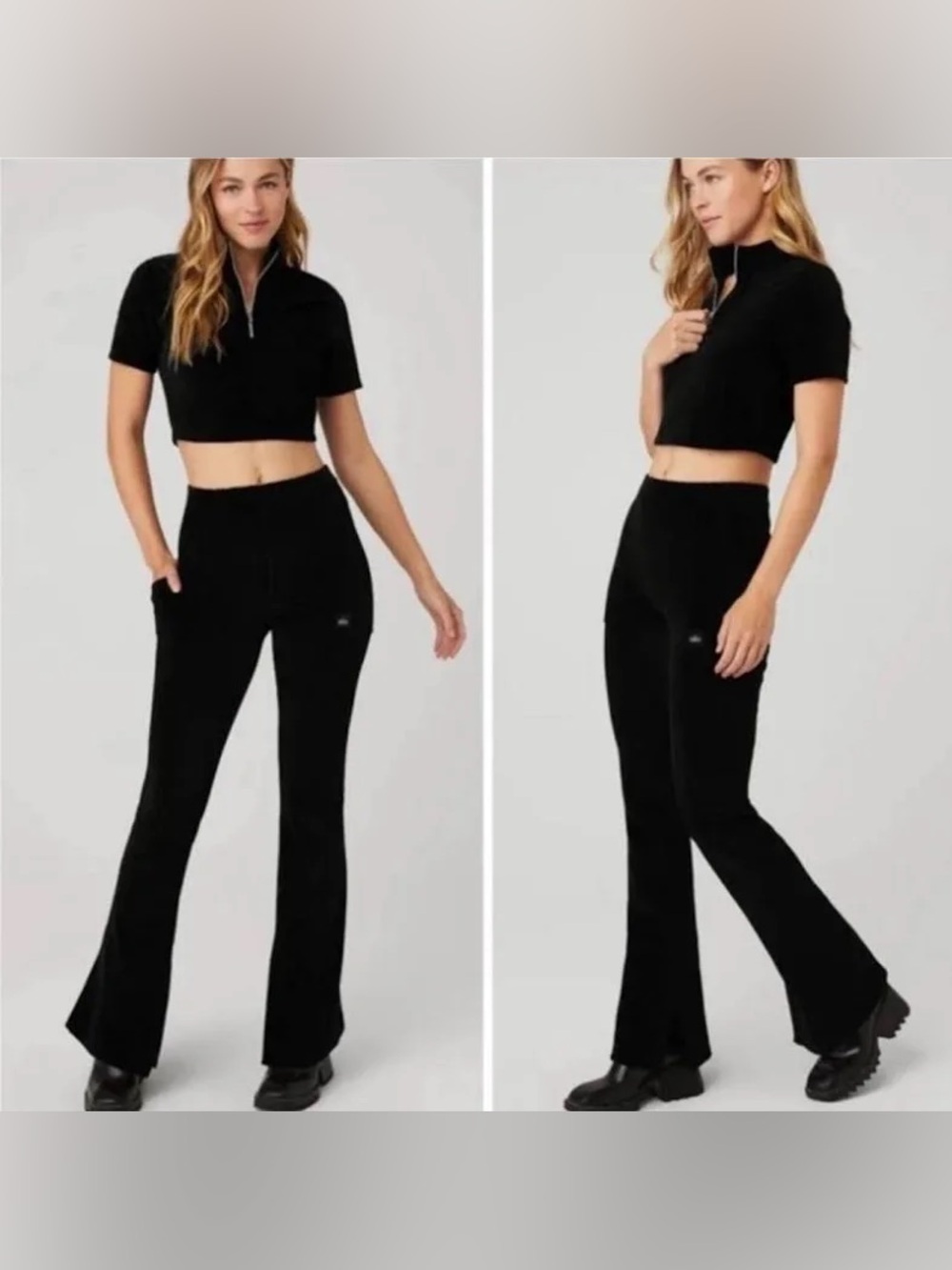 Alo corduroy flare pants